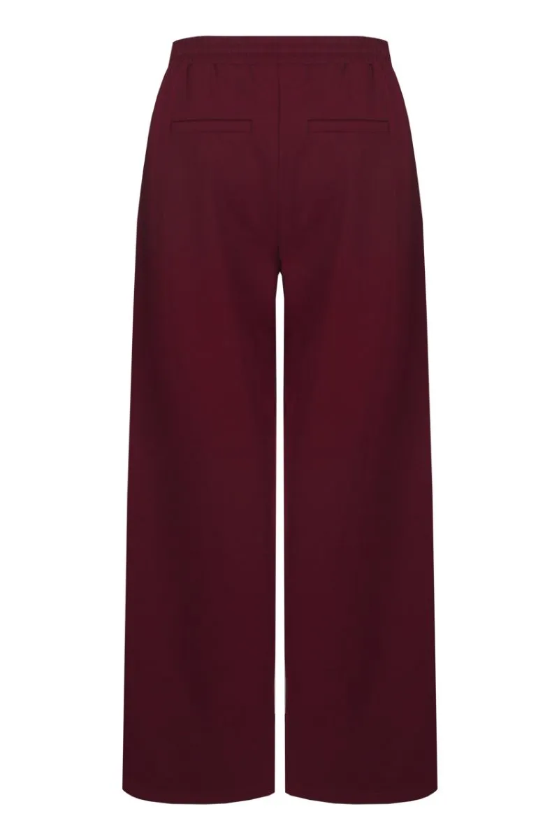 CS The Label Patly Pants Mulberry, broek in mulberrykleur